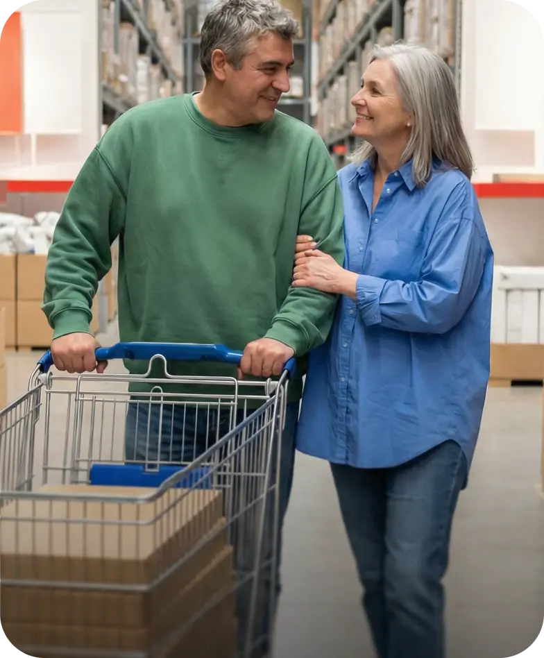 People using credit to make everyday progress